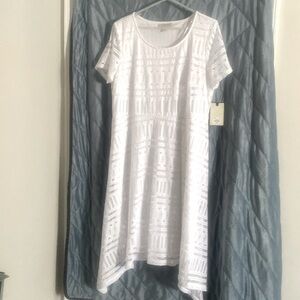 Never worn! Spring/Summer white short sleeved dress.